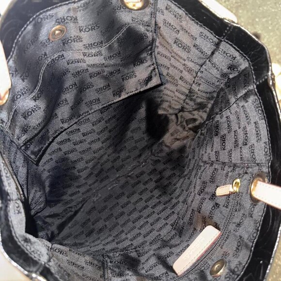 Black Michael Kors large tote bag - Picture 7 of 8